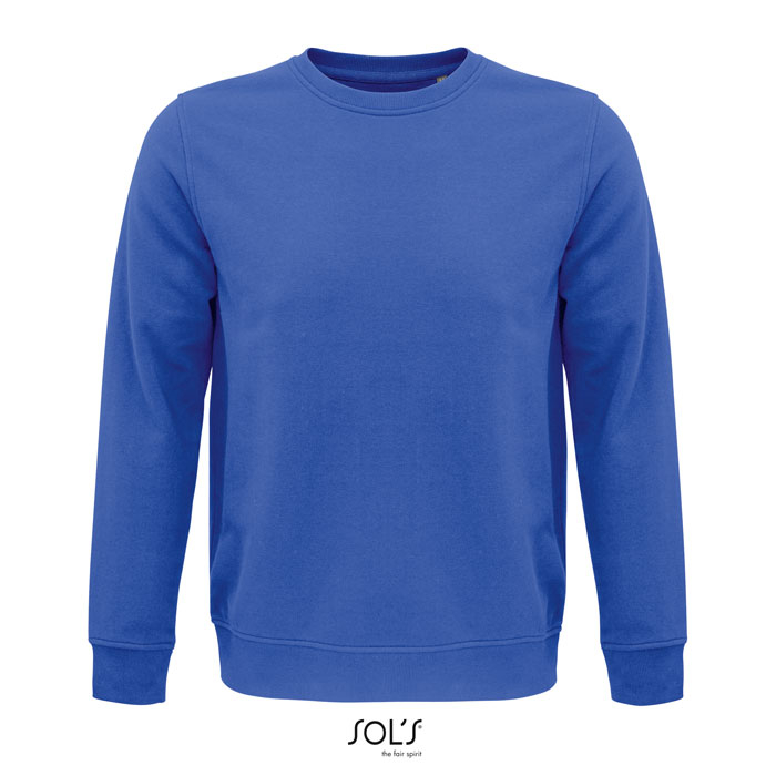 Sweat coton bio et rPET unisexe personnalisé 280g - COMET Royal