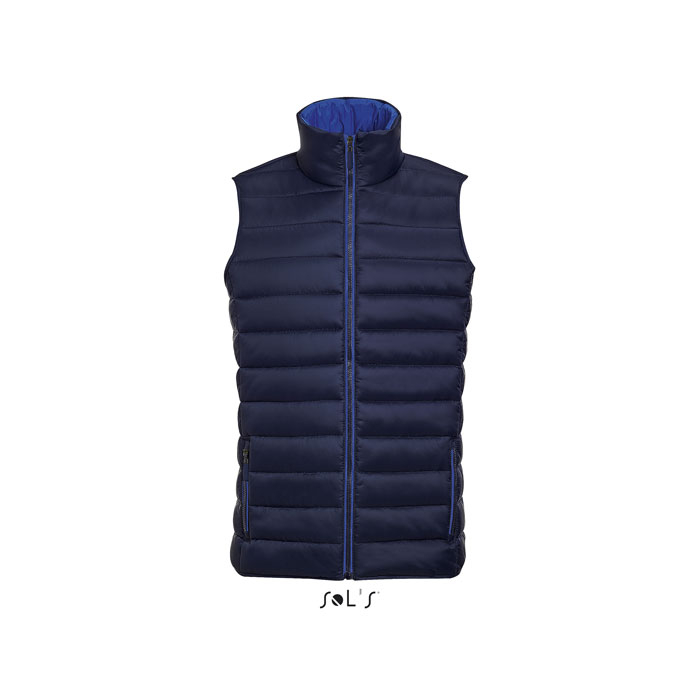 Doudoune sans manches homme personnalisée WAVE Marine