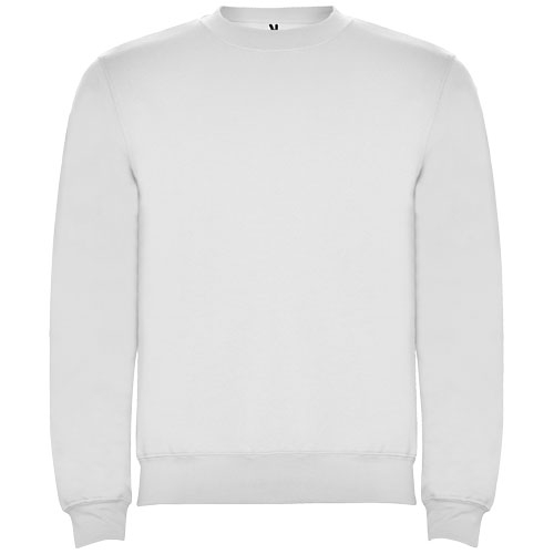 Pull col ras-du-cou publicitaire 280gr Enfant Clasica ROLY Blanc