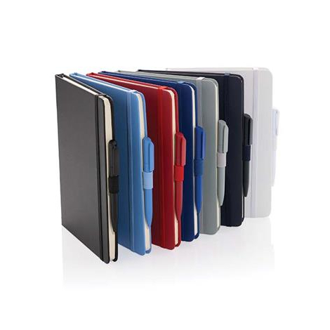 Carnet de notes personnalisable A5 cuir recyclé Sam