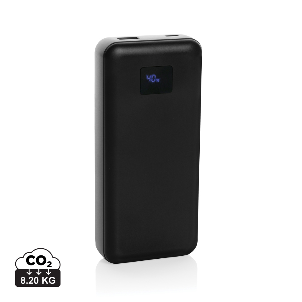 SuperPowerbank publicitaire 20 000 mAh Gridley Noir