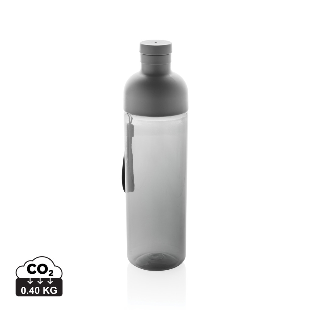Bouteille d'eau publicitaire 600ml en rPET Impact Noir