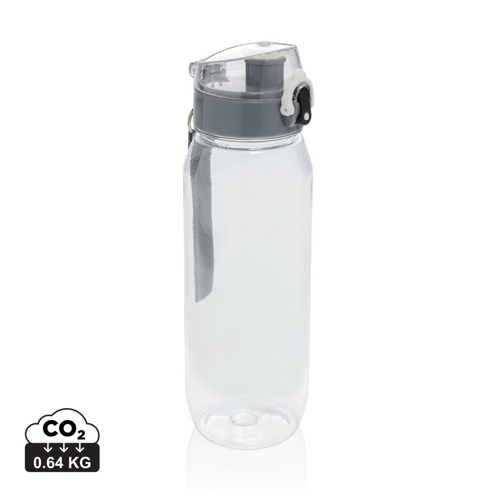 Bouteille d'eau personnalisée 800ml PET recyclé Yide Transparent