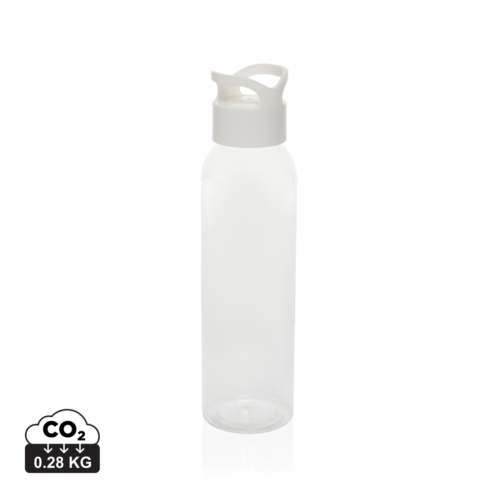 Bouteille d'eau 650ml en rPET à personnaliser Oasis Blanc