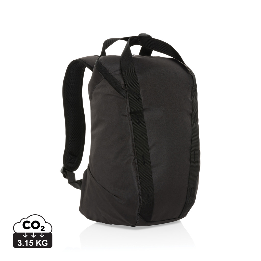 Sac à dos ordinateur 14'' personnalisé en rPET Sienna Noir