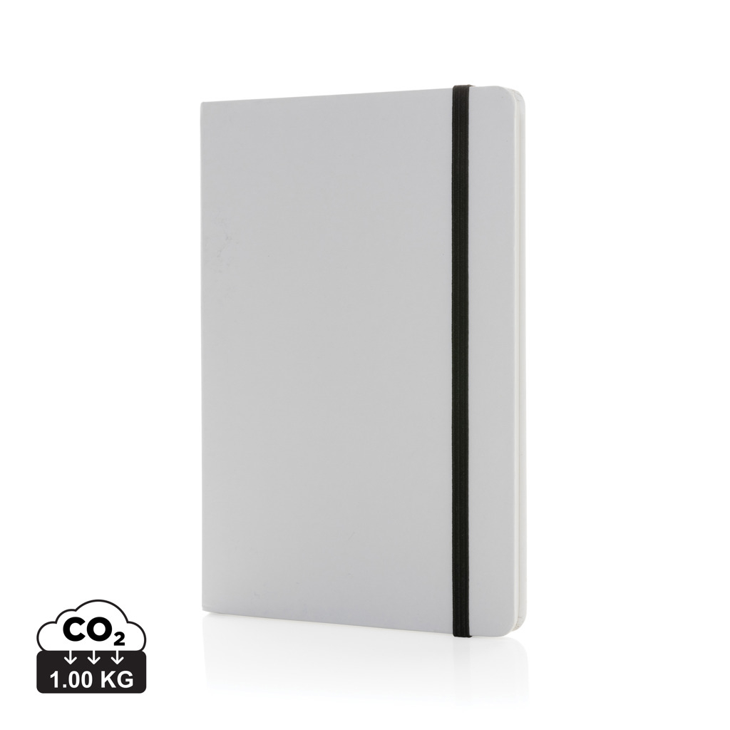 Cahier A5 kraft et papier de verre personnalisé Craftstone Blanc