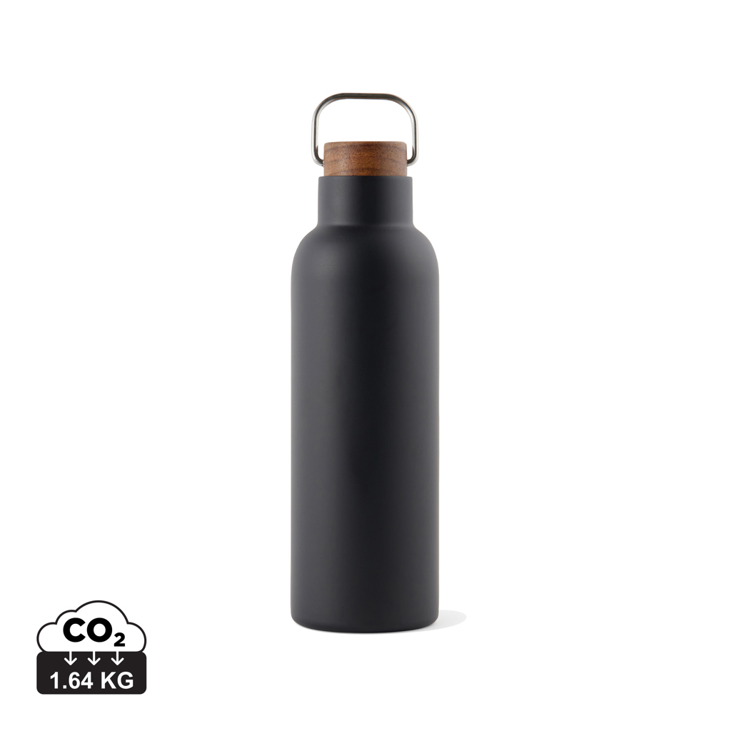 Bouteille publicitaire isotherme 800ml Ciro VINGA Noir
