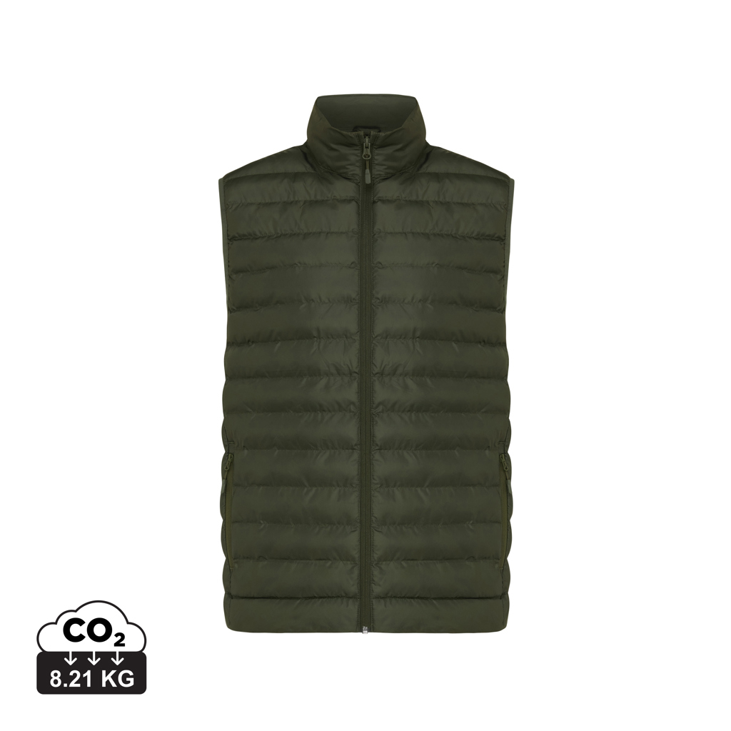 Bodywarmer publicitaire Homme Meru Iqoniq kaki