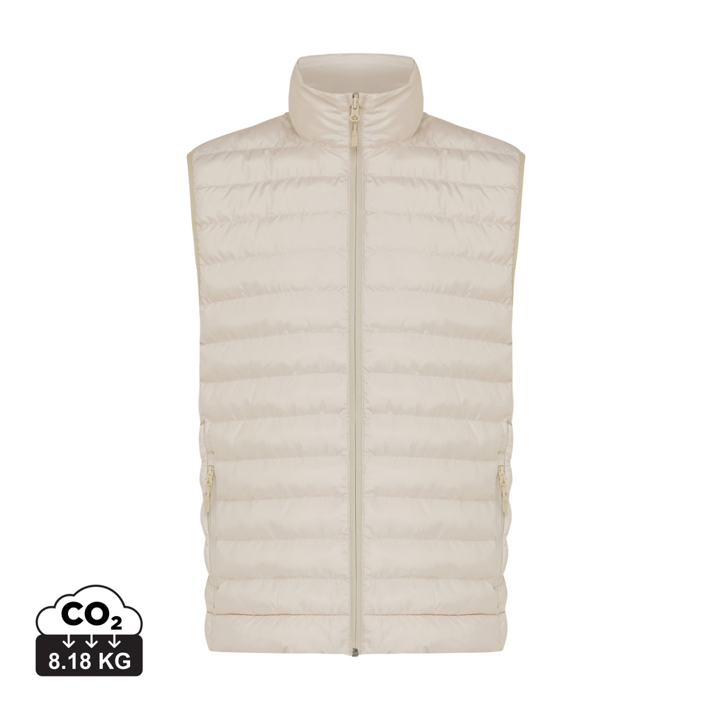 Bodywarmer publicitaire Homme Meru Iqoniq Beige