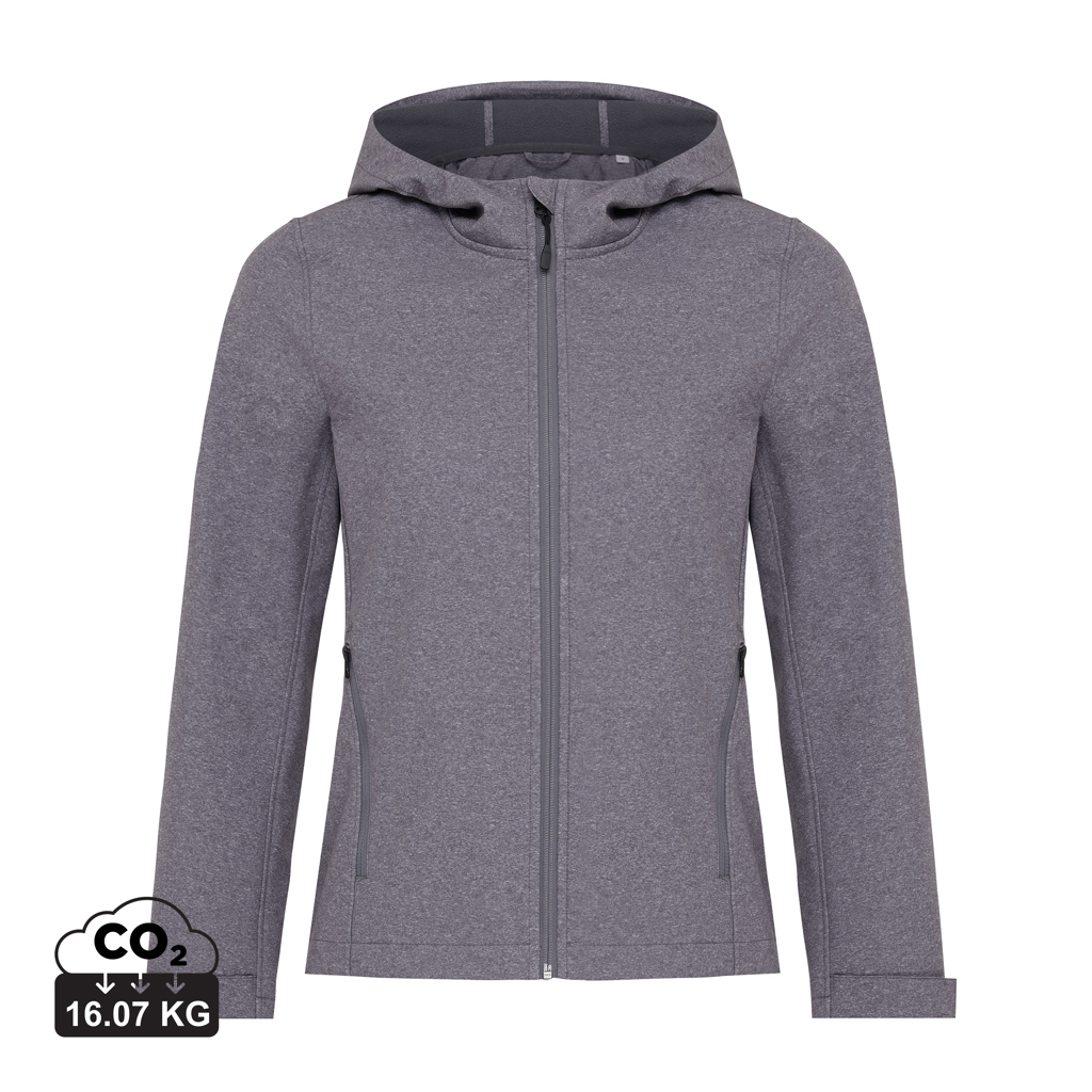 Veste soft shell personnalisable Femme Makalu Iqoniq Gris