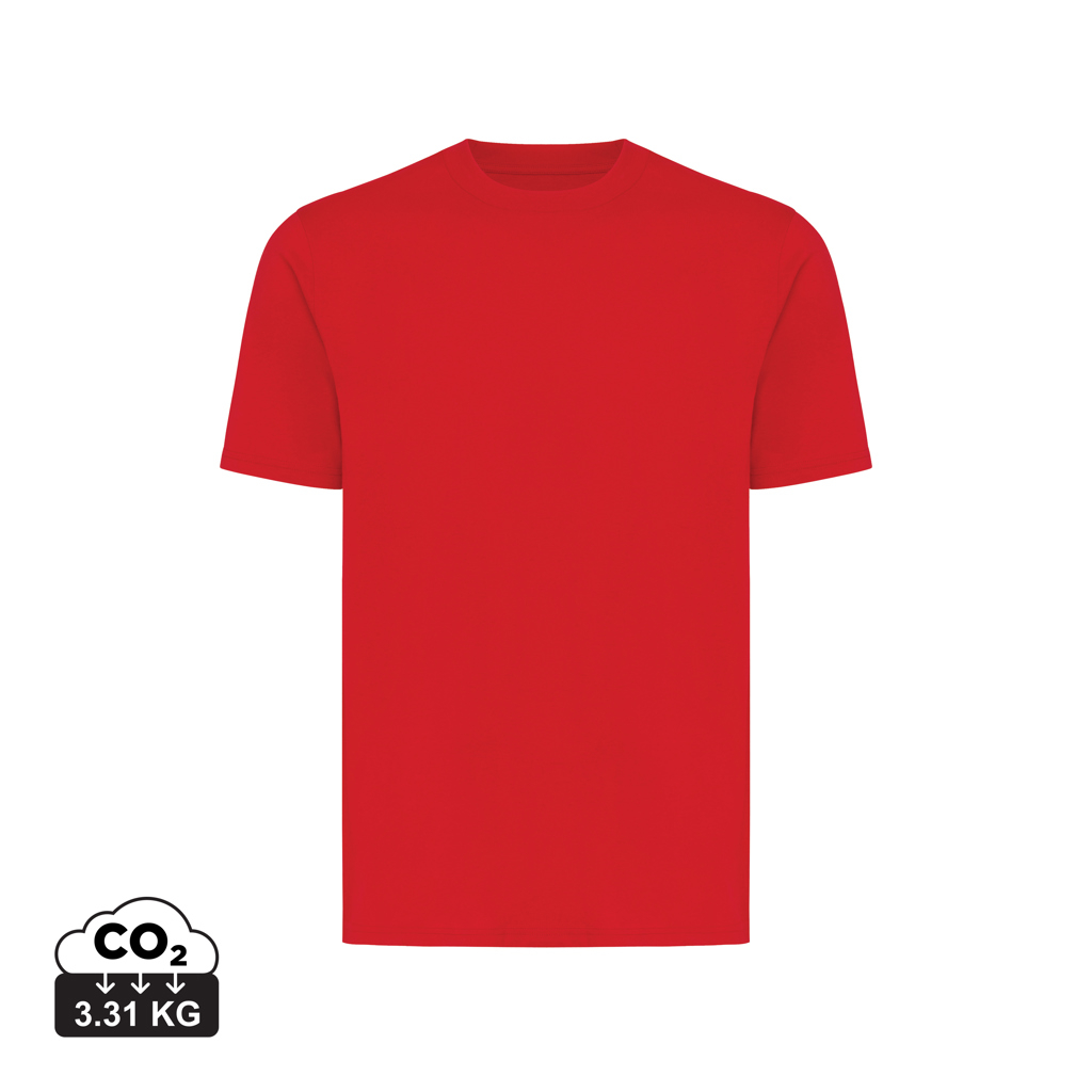 T-shirt en coton bio unisexe à personnaliser Sierra Iqoniq Rouge
