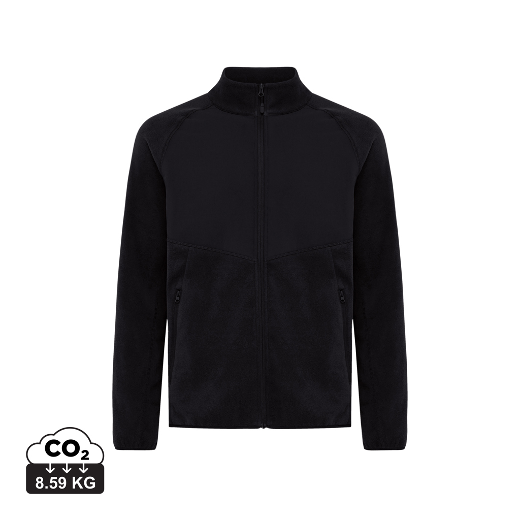 Polaire promotionnelle unisexe zippée Talung Iqoniq Noir
