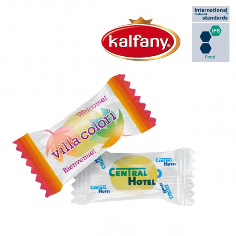 Bonbons flow pack personnalisables - Sachet bonbons publicitaire