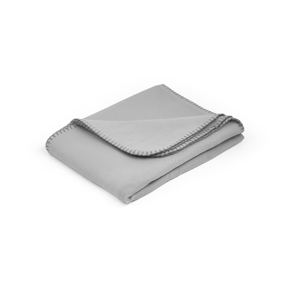 Plaid publicitaire en rPET 150 x 120 cm GALLIOT Gris