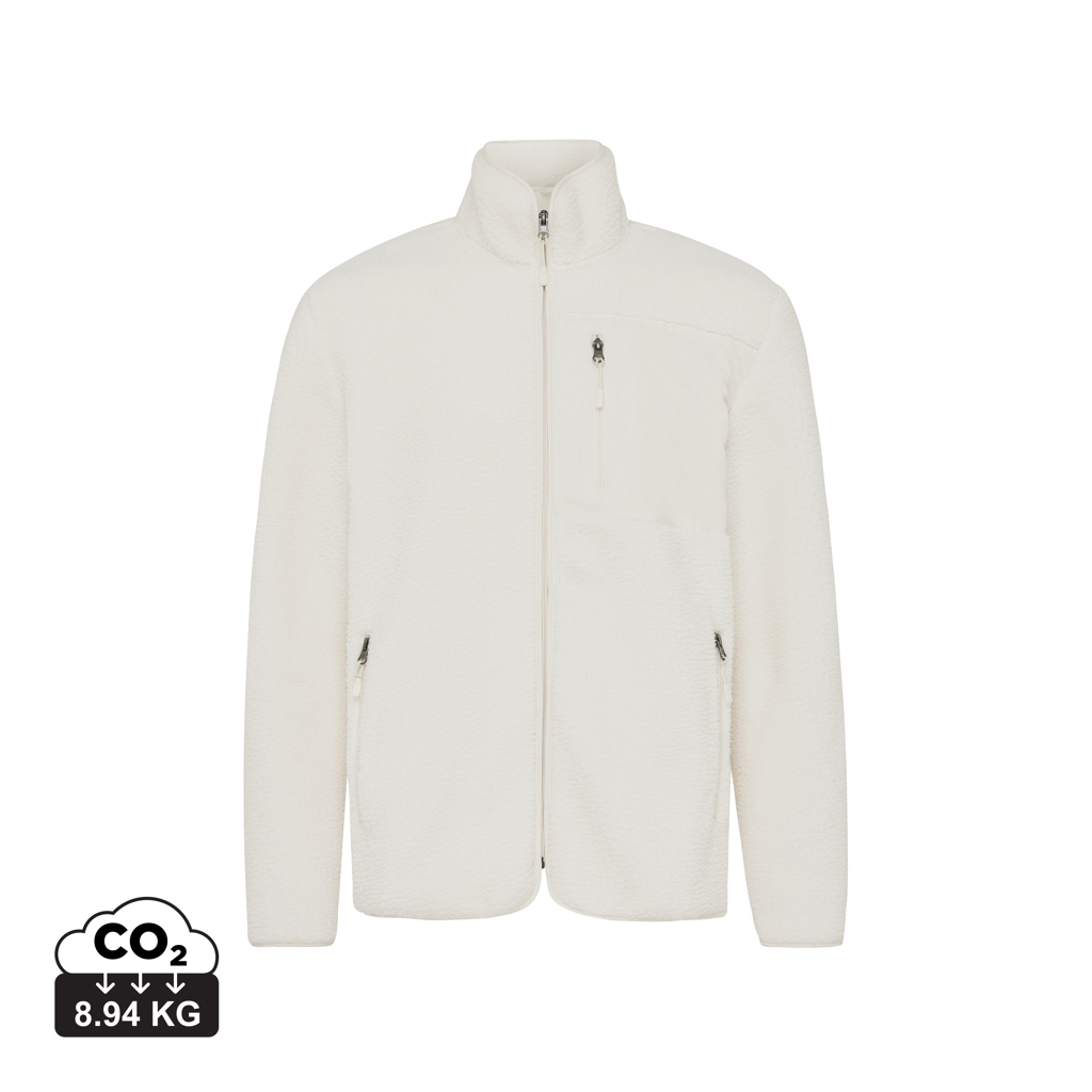 Sherpa unisexe en polyester recyclé à personnaliser Diran Iqoniq Naturel
