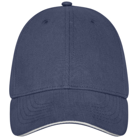 Casquette 6 pans coton personnalisable visière sandwich Darton