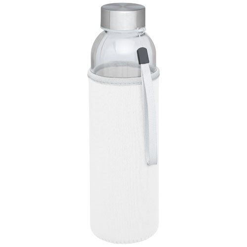 Bouteille sport personnalisable en verre 500 ml Bodhi Blanc