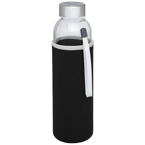 Bouteille sport personnalisable en verre 500 ml Bodhi Noir