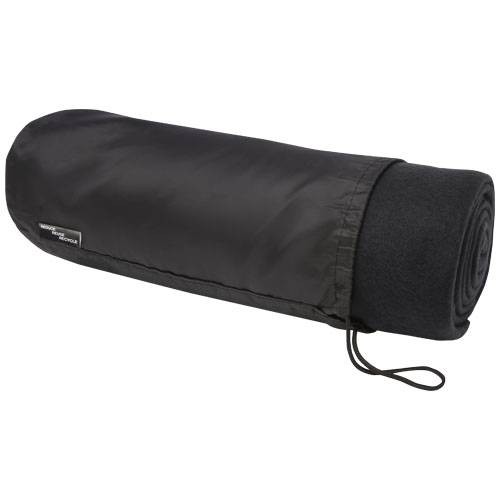 Couverture personnalisée en rPET WILLOW Noir