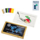Carte de visite publicitaire avec bonbons