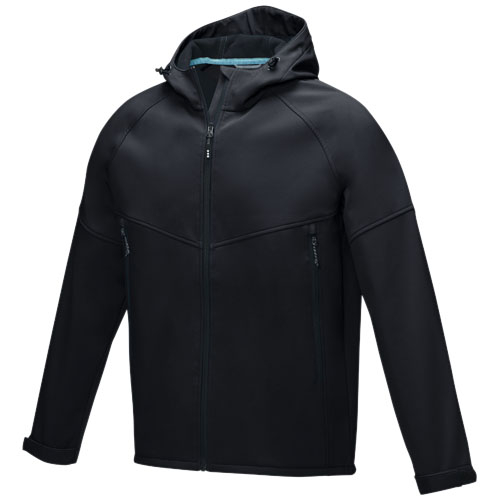 Softshell recyclé promotionnel homme Coltan Noir