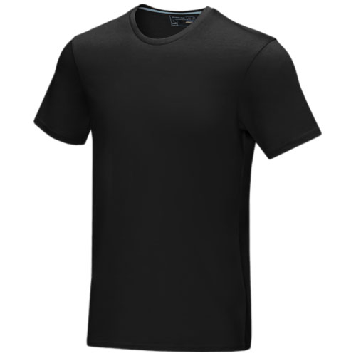 T-shirt coton bio GOTS publicitaire homme 160g Azurite Noir