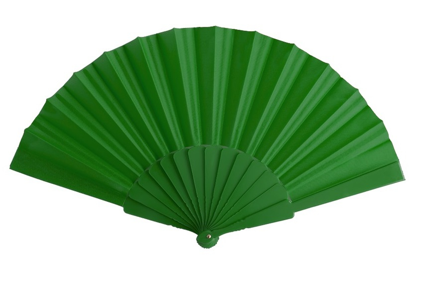 Eventail publicitaire personnalisable 100 % Vert