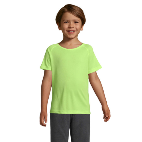 Tshirt enfant respirant publicitaire polyester 140g - SPORTY
