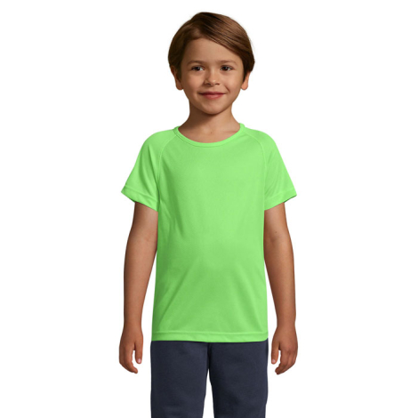 Tshirt enfant respirant publicitaire polyester 140g - SPORTY