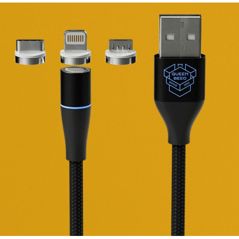 Câble chargement publicitaire 100cm Magnetic USB