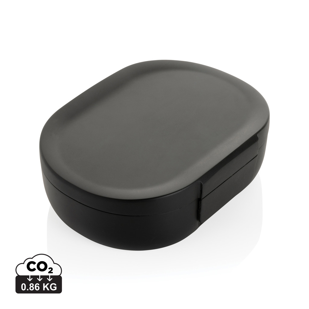 Boîte à lunch personnalisée 700ml PP recyclé Avira Atlas Noir