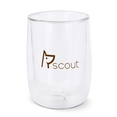 Verre à café double paroi 320ml personnalisé Marian