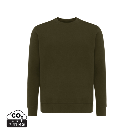 Sweater publicitaire unisexe à col rond coton bio Etosha Iqoniq