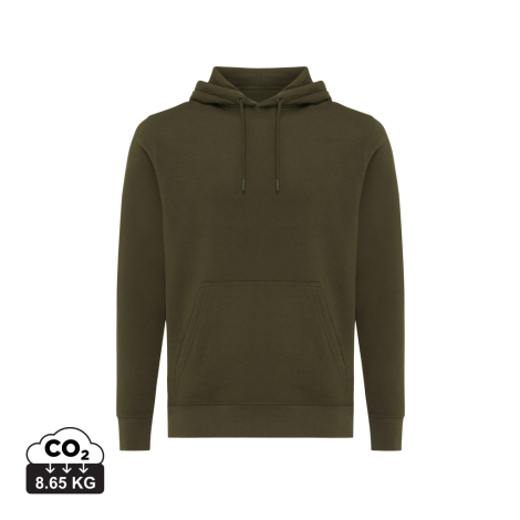 Sweat à capuche unisexe promotionnel coton bio Rila Iqoniq