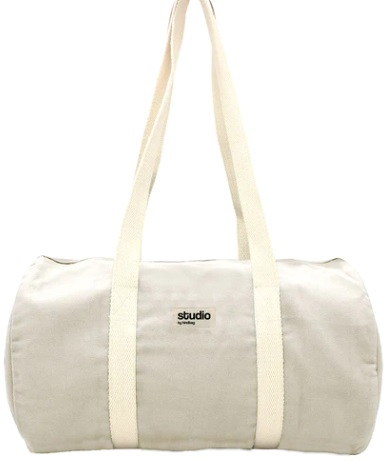 Sac polochon personnalisable - Sam Ecru