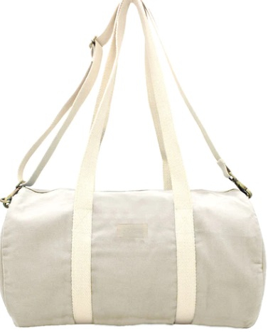 Sac polochon personnalisable grande anse - Sam Ecru