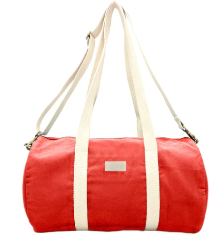 Sac polochon personnalisable grande anse - Sam Rouge