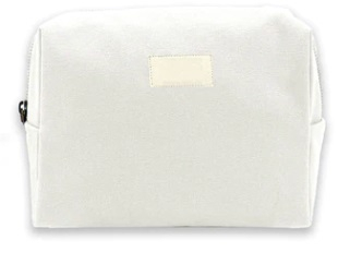 Trousse personnalisable 20x12 cm bio - Estelle Ecru