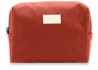 Trousse personnalisable 20x12 cm bio - Estelle Brique