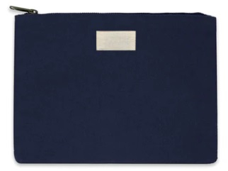 Pochette personnalisable 20x12 cm - Colette Marine