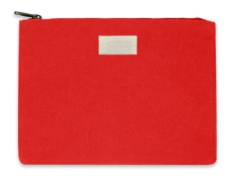 Pochette personnalisable 20x12 cm - Colette Rouge