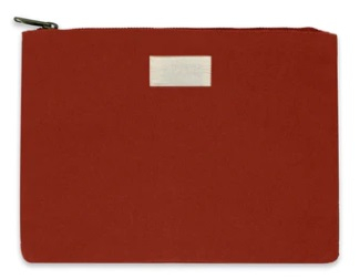 Pochette personnalisable 20x12 cm - Colette Brique