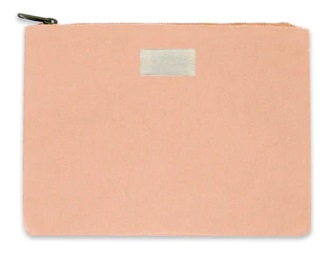Pochette personnalisable 20x12 cm - Colette Saumon