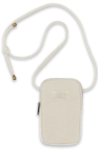 Pochette téléphone personnalisable - Théo Ecru