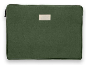 Housse personnalisable coton bio 13 pouces - Léo Olive