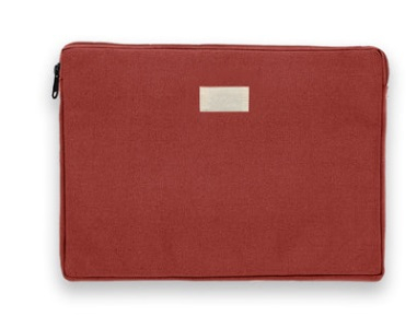 Housse personnalisable coton bio 13 pouces - Léo Brique