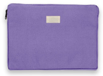 Housse personnalisable coton bio 13 pouces - Léo Lavande
