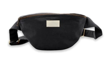 Sac banane promotionnel - Valentine Noir
