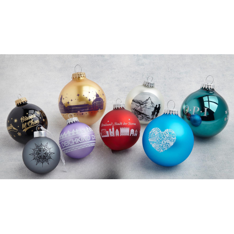 Boule de Noël personnalisable - 6 cm