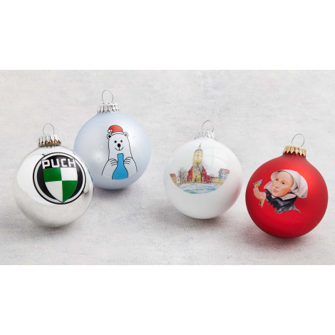 Boule de Noël personnalisable - 6 cm